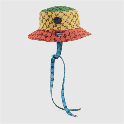 gucci multi color bucket hat|Gucci Bucket Hat Multicolor .